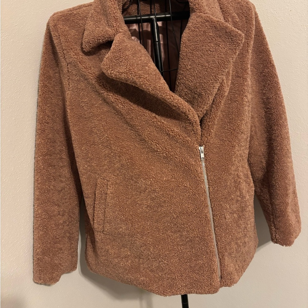 Mink Pink Teddy Bear Coat